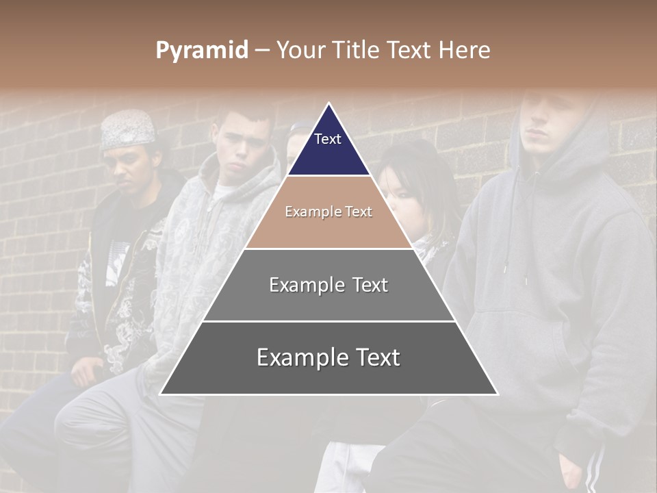 Standing Life Older PowerPoint Template