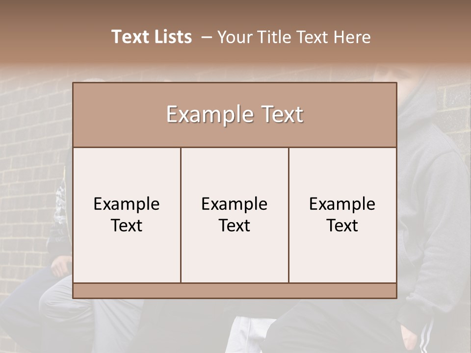 Standing Life Older PowerPoint Template