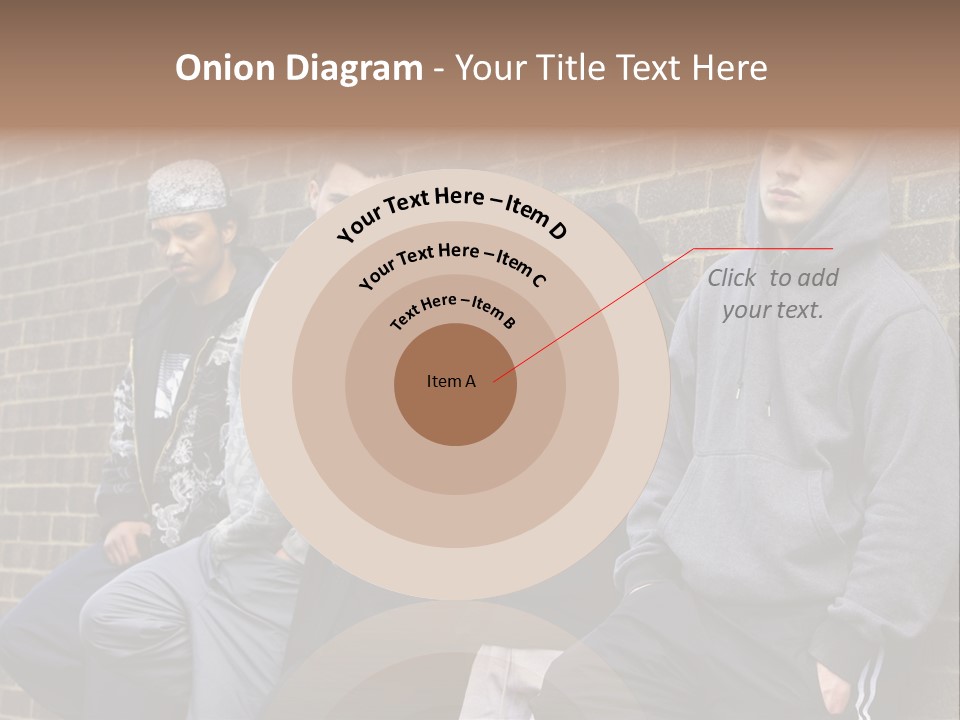 Standing Life Older PowerPoint Template