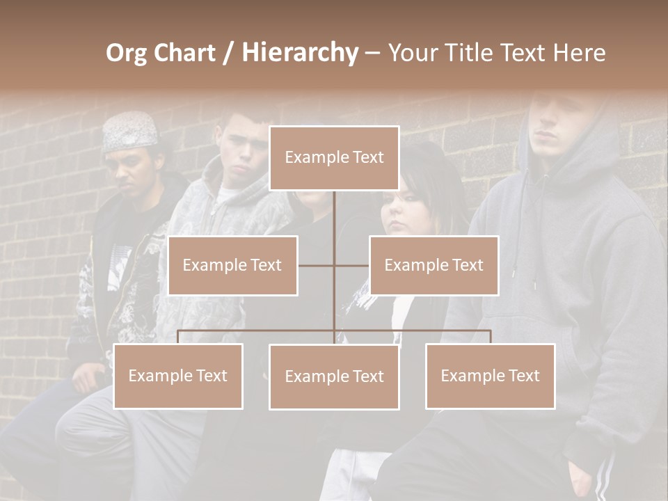 Standing Life Older PowerPoint Template