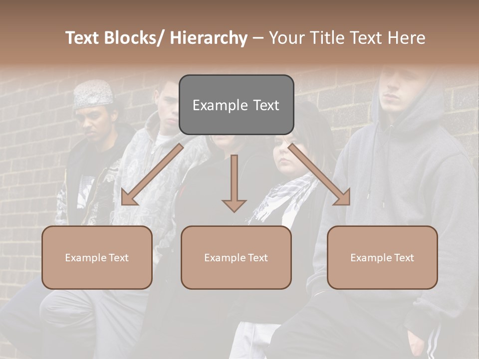 Standing Life Older PowerPoint Template
