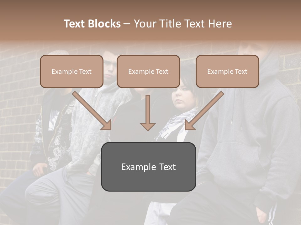 Standing Life Older PowerPoint Template