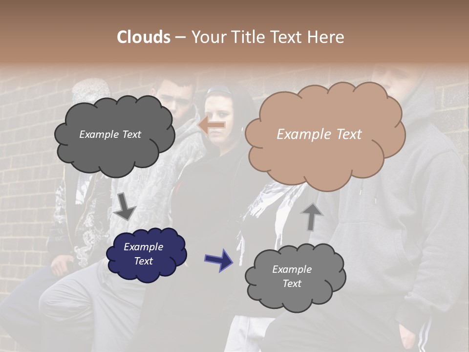 Standing Life Older PowerPoint Template