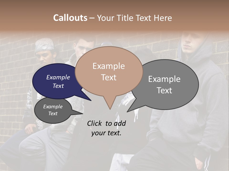 Standing Life Older PowerPoint Template