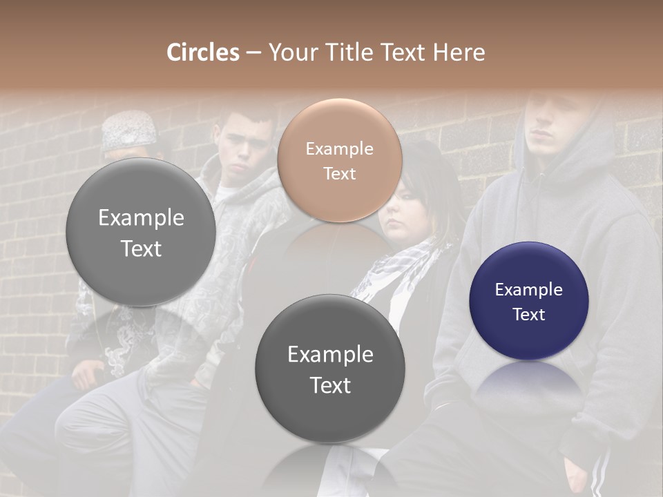 Standing Life Older PowerPoint Template