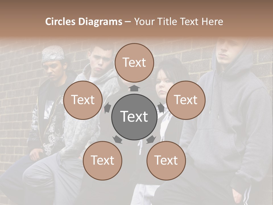 Standing Life Older PowerPoint Template