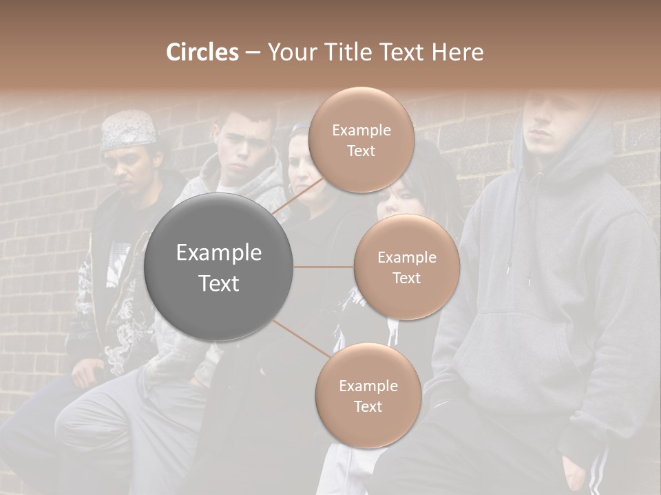 Standing Life Older PowerPoint Template