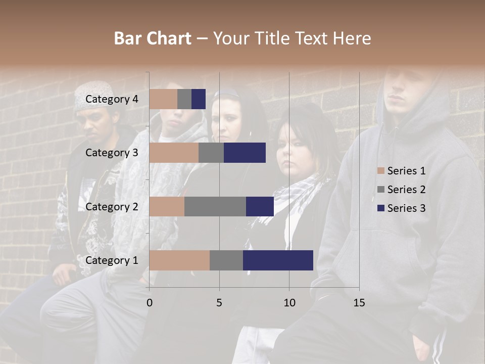 Standing Life Older PowerPoint Template