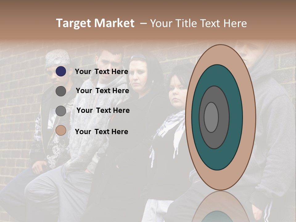 Standing Life Older PowerPoint Template