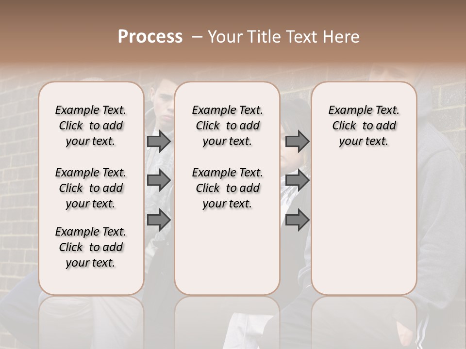 Standing Life Older PowerPoint Template