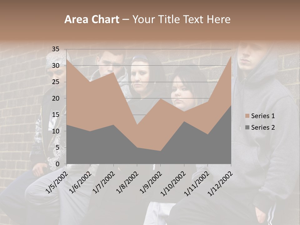 Standing Life Older PowerPoint Template