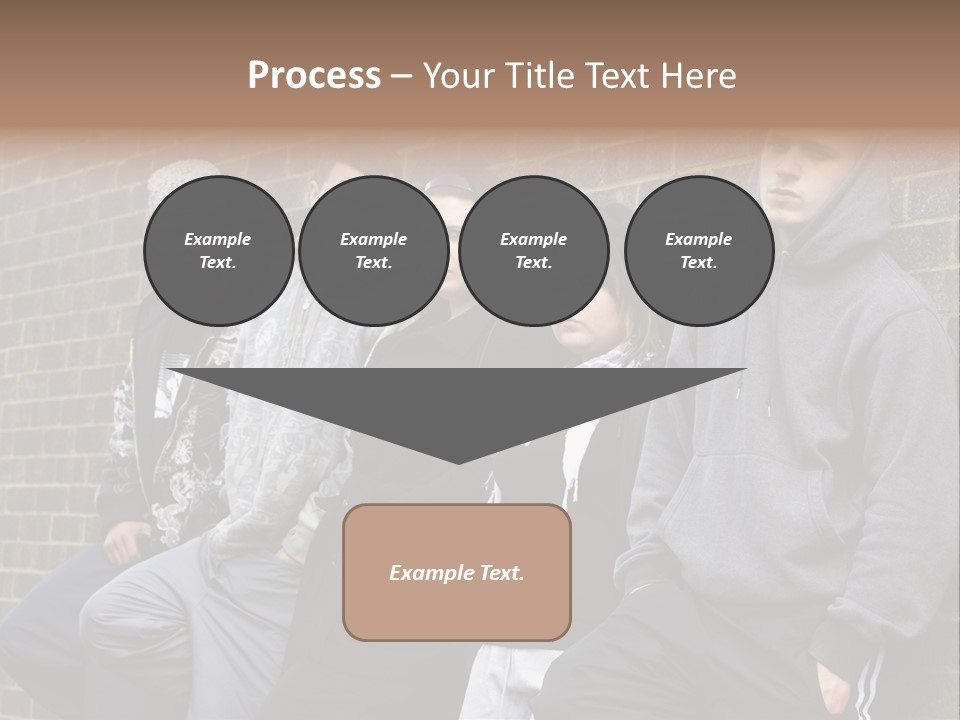 Standing Life Older PowerPoint Template