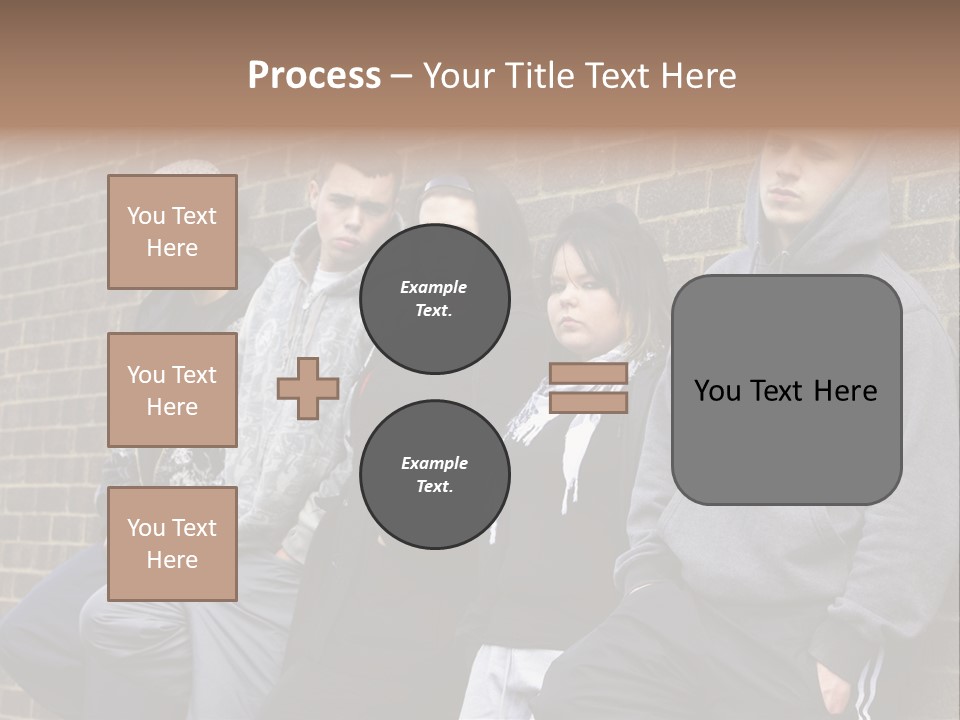 Standing Life Older PowerPoint Template