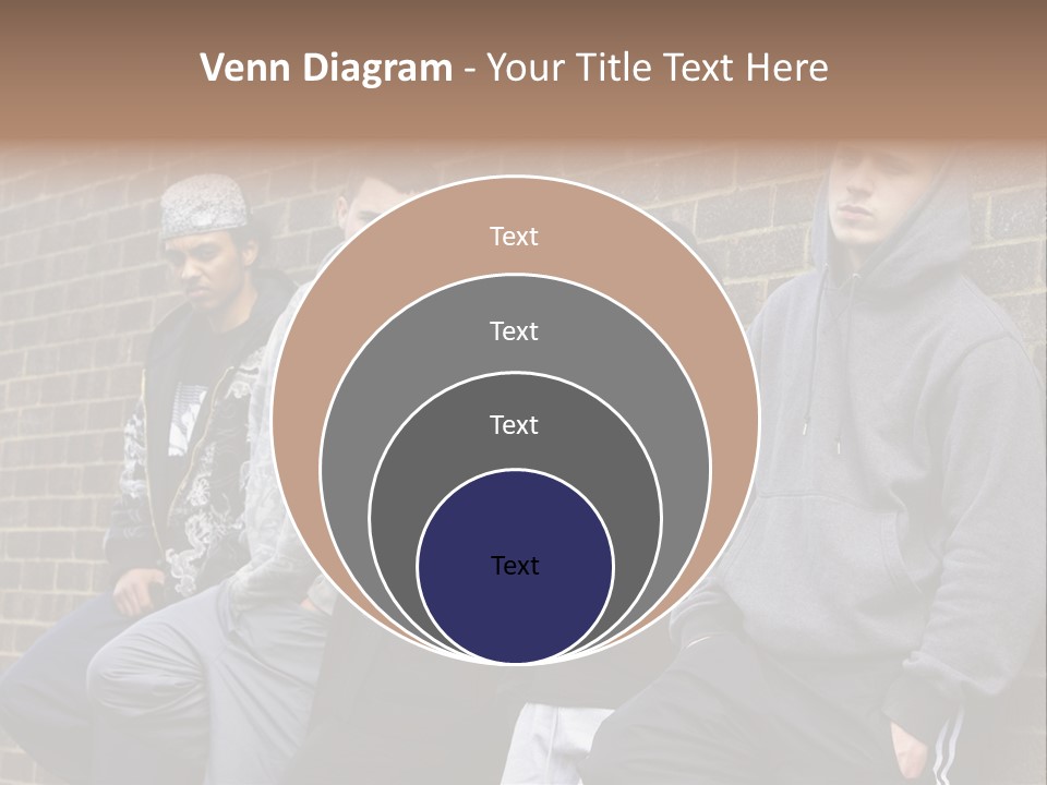 Standing Life Older PowerPoint Template