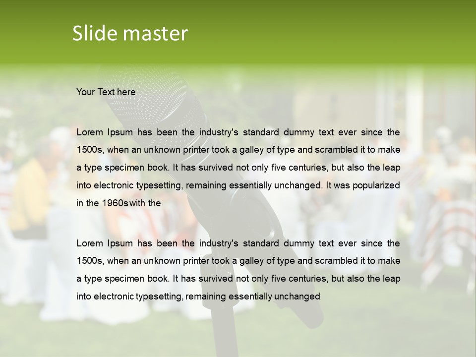 Ocean Senior Sad PowerPoint Template