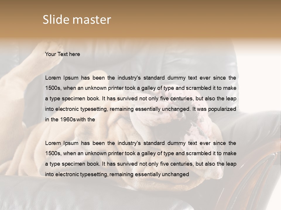 Ocean Pensioner Beach PowerPoint Template