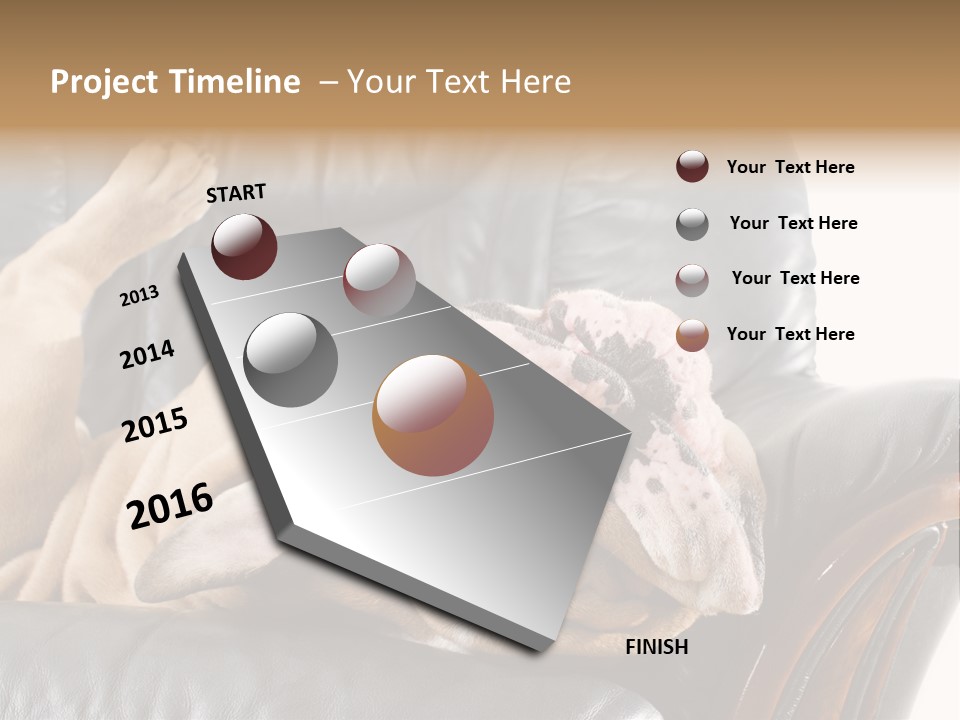 Ocean Pensioner Beach PowerPoint Template