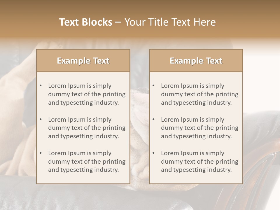 Ocean Pensioner Beach PowerPoint Template