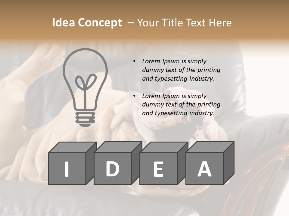 Ocean Pensioner Beach PowerPoint Template