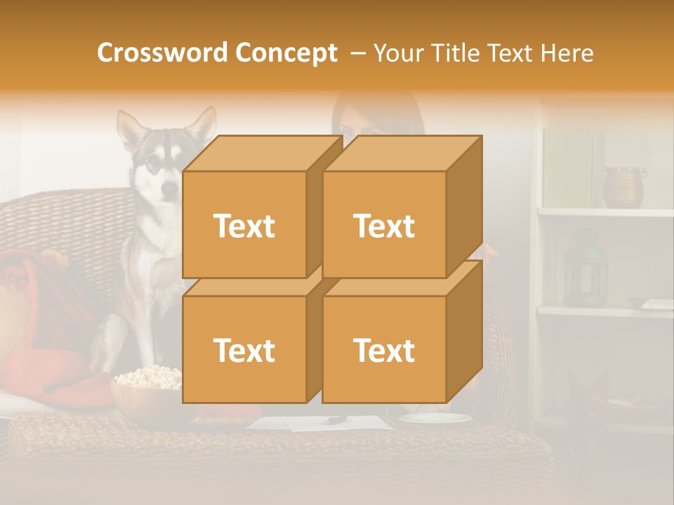 Water Single Wave PowerPoint Template