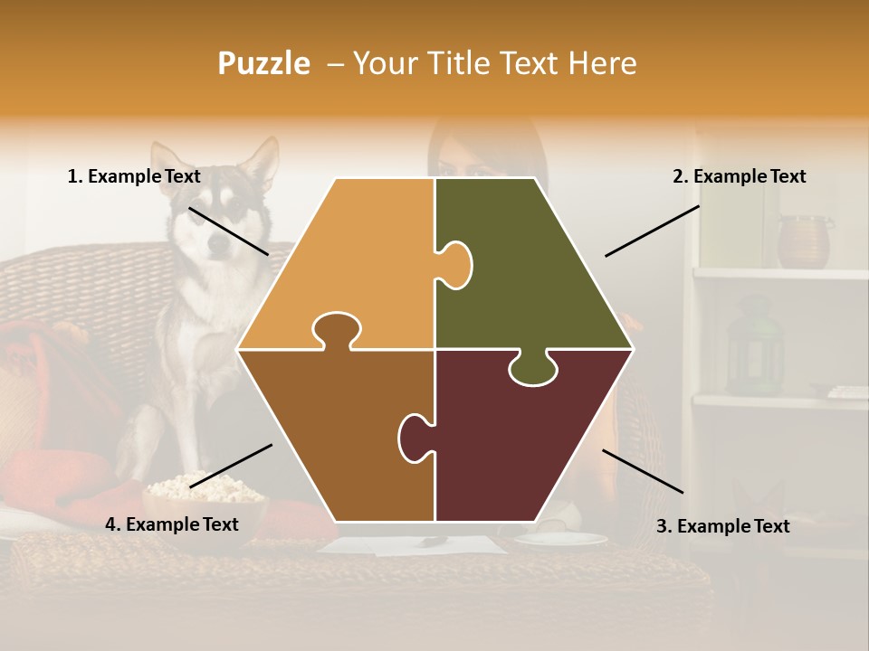 Water Single Wave PowerPoint Template