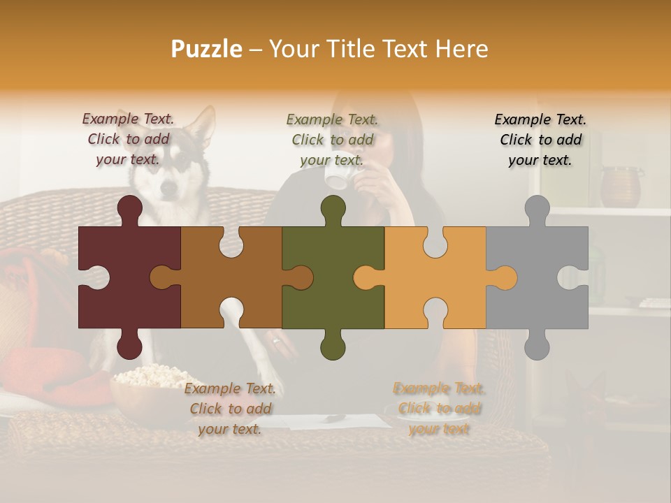 Water Single Wave PowerPoint Template