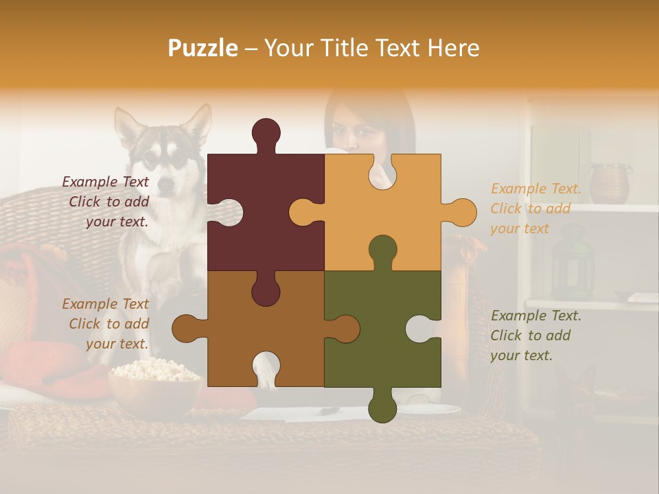 Water Single Wave PowerPoint Template