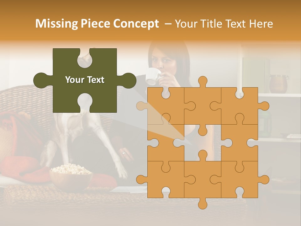 Water Single Wave PowerPoint Template