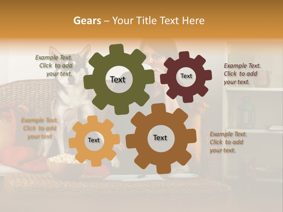 Water Single Wave PowerPoint Template