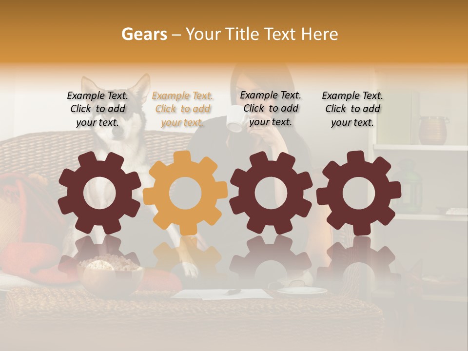 Water Single Wave PowerPoint Template