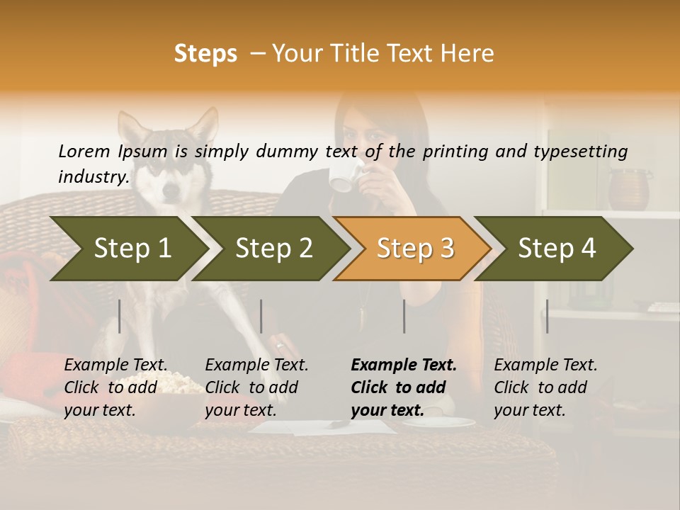 Water Single Wave PowerPoint Template