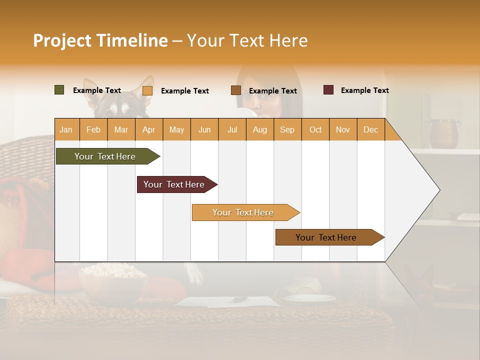 Water Single Wave PowerPoint Template