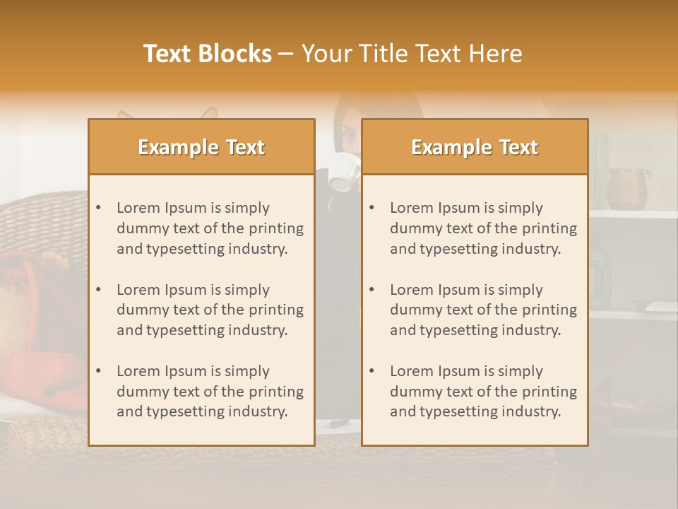 Water Single Wave PowerPoint Template
