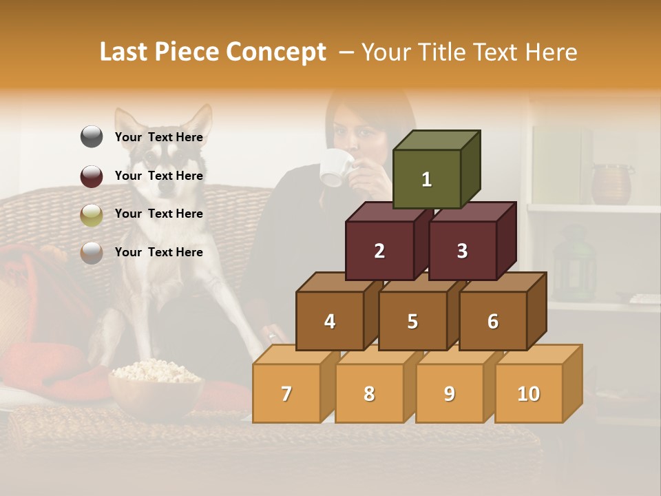 Water Single Wave PowerPoint Template