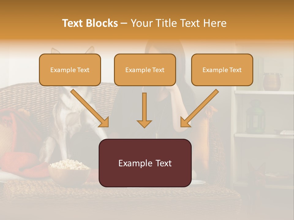 Water Single Wave PowerPoint Template