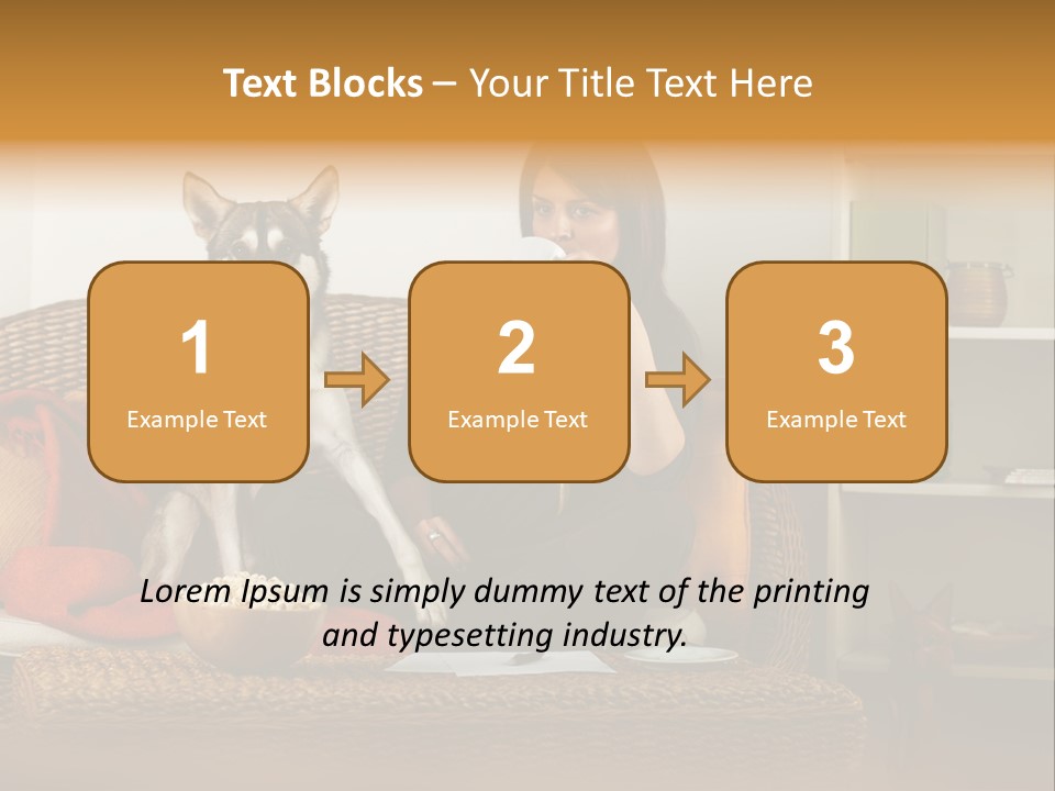 Water Single Wave PowerPoint Template