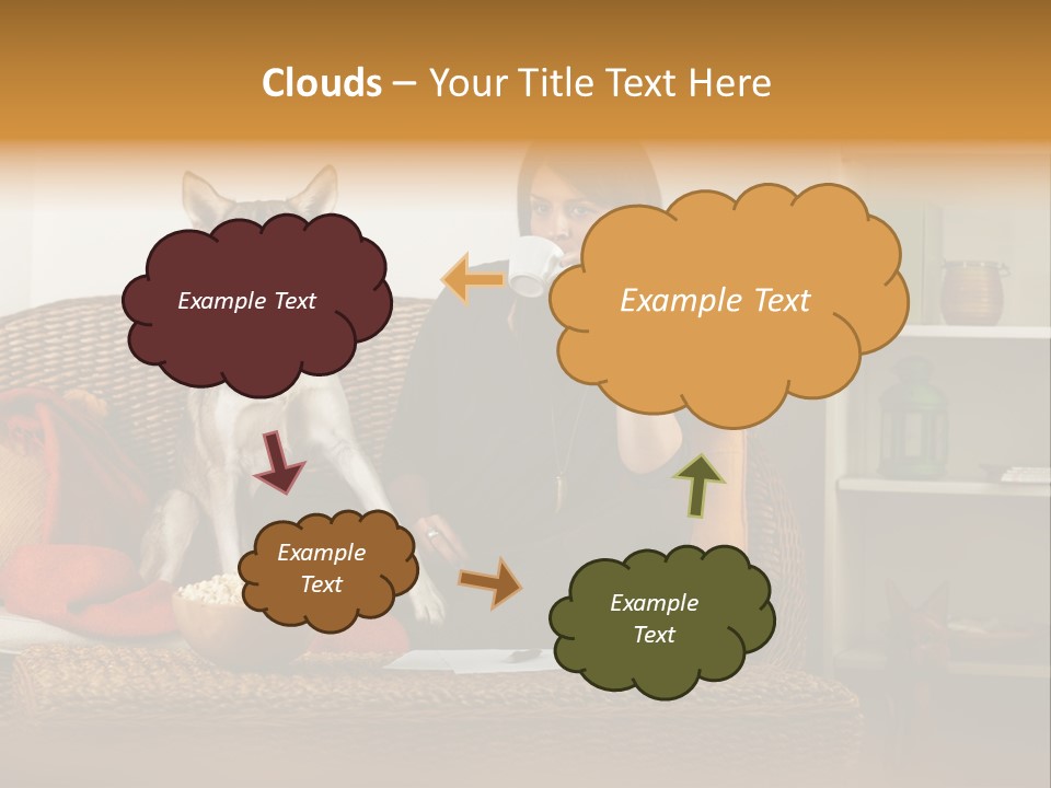 Water Single Wave PowerPoint Template