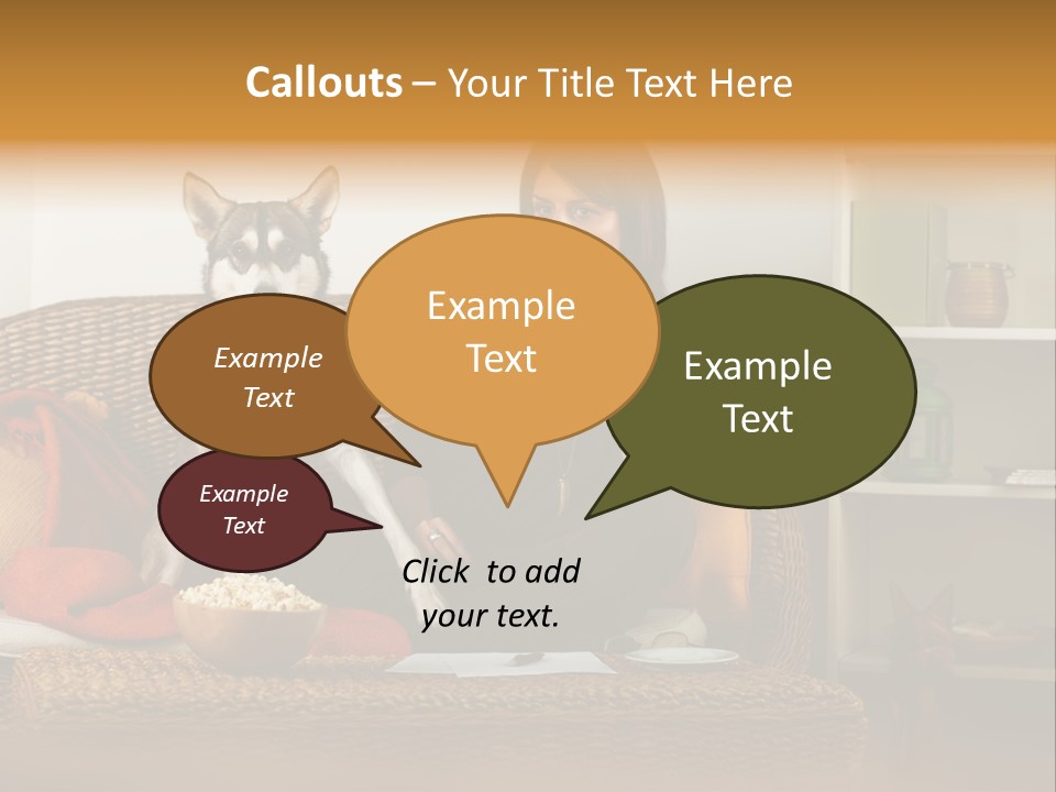 Water Single Wave PowerPoint Template