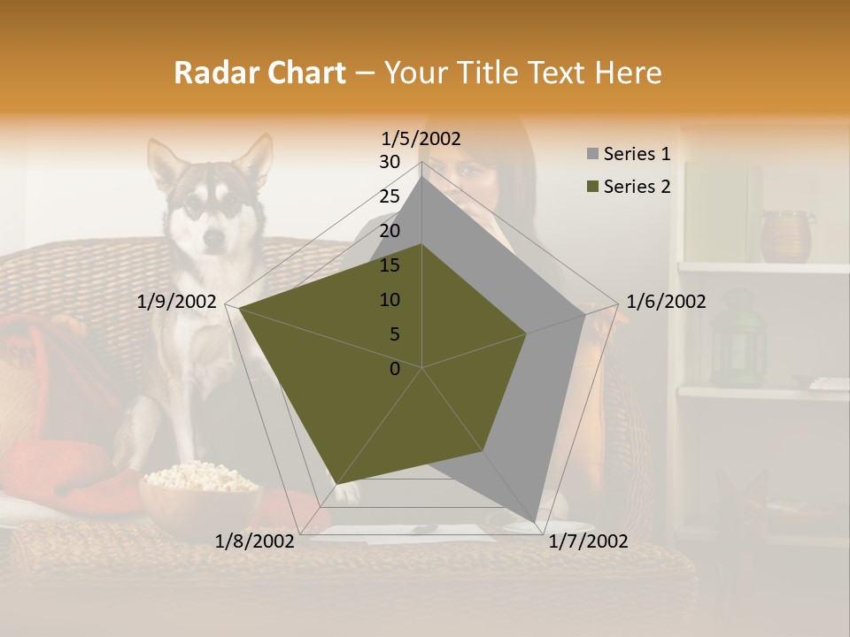 Water Single Wave PowerPoint Template
