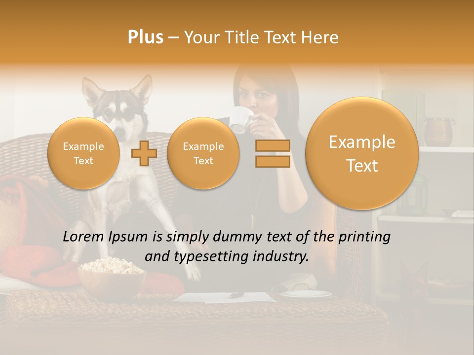 Water Single Wave PowerPoint Template
