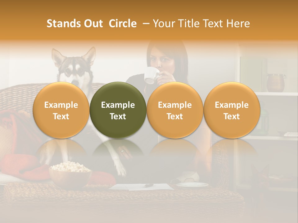 Water Single Wave PowerPoint Template