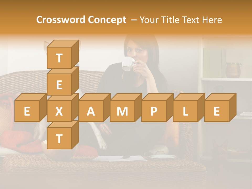 Water Single Wave PowerPoint Template