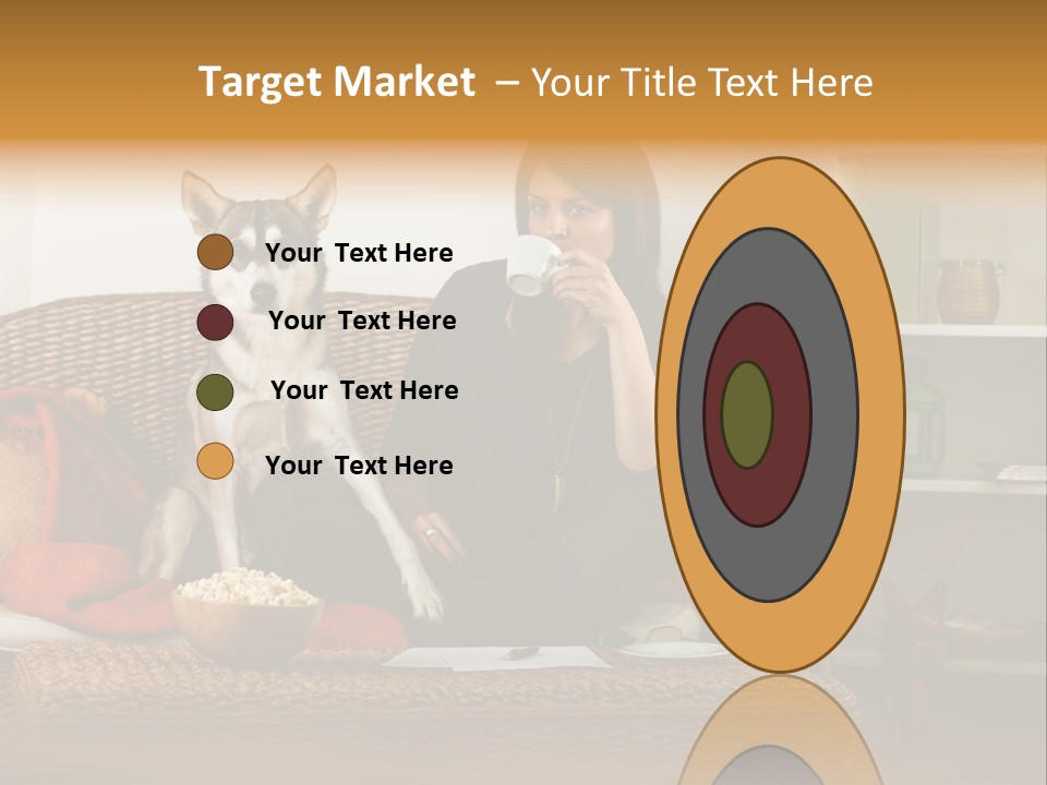 Water Single Wave PowerPoint Template