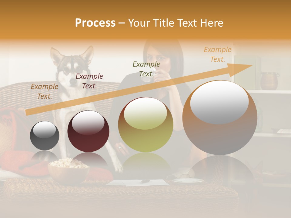 Water Single Wave PowerPoint Template