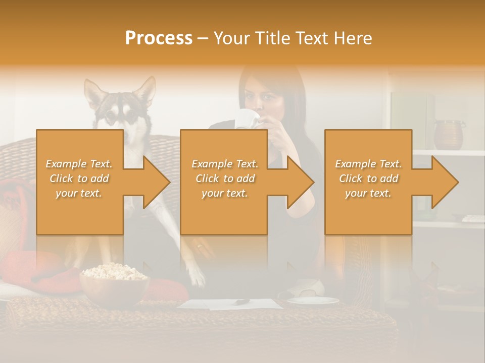 Water Single Wave PowerPoint Template