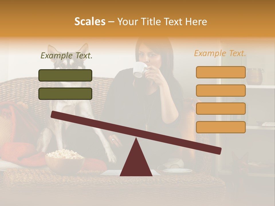 Water Single Wave PowerPoint Template