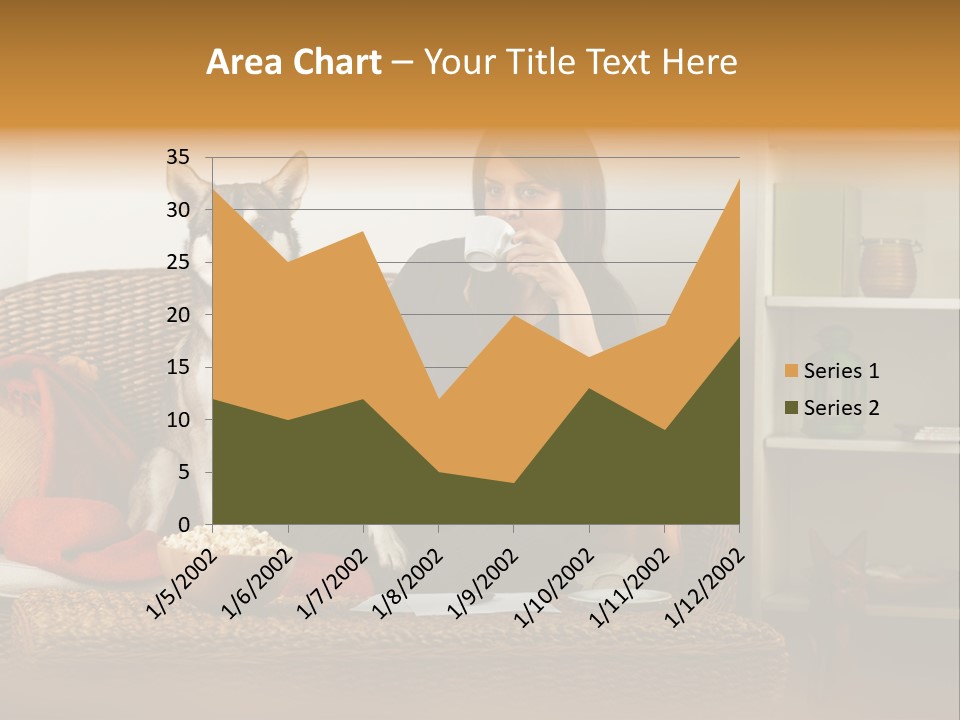 Water Single Wave PowerPoint Template