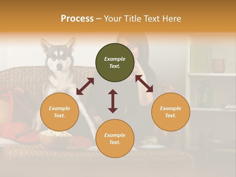 Water Single Wave PowerPoint Template
