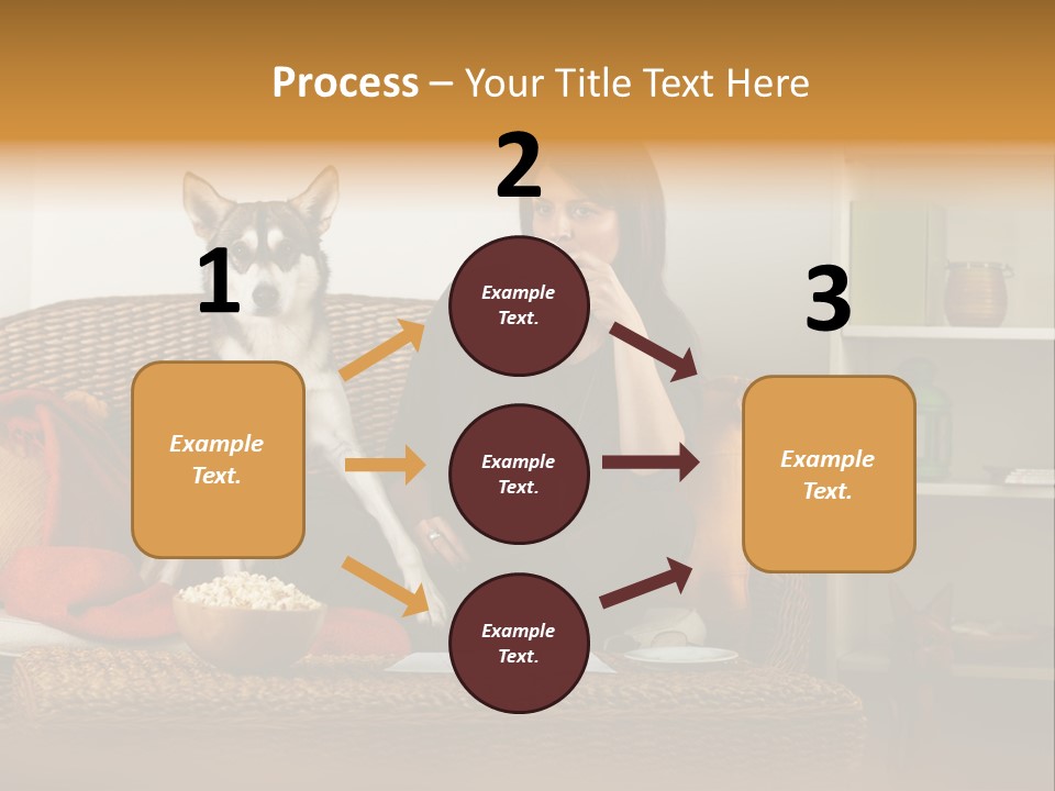 Water Single Wave PowerPoint Template