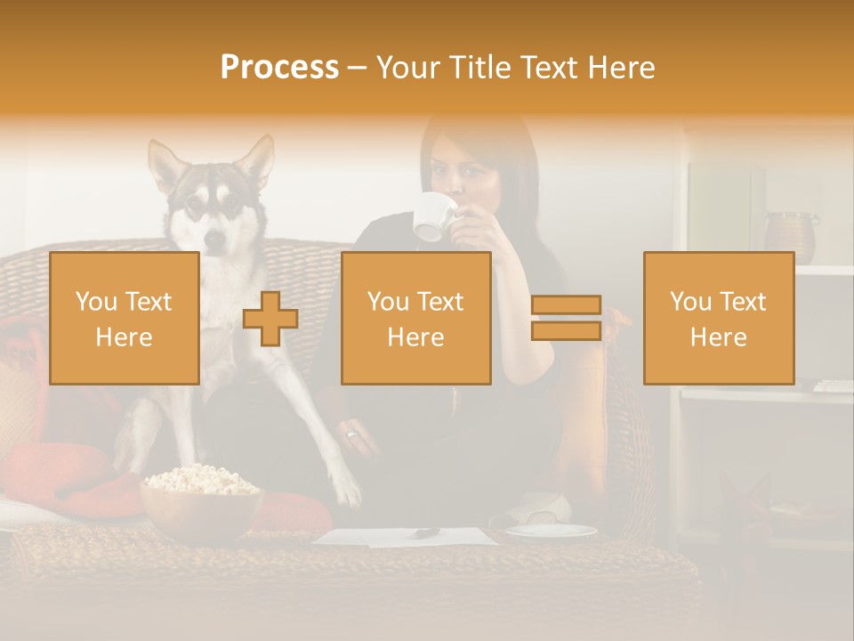 Water Single Wave PowerPoint Template